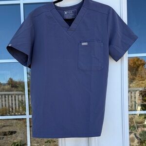 Figs light Navy V-Neck scrub set